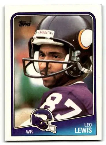 1988 Topps #152 Leo Lewis Minnesota Vikings Football Card in original gloss condition