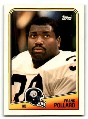 1988 Topps #166 Frank Pollard Pittsburgh Steelers football card with original gloss