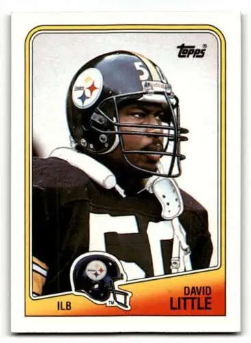 1988 Topps #172 David Little Pittsburgh Steelers Football Card with original gloss finish
