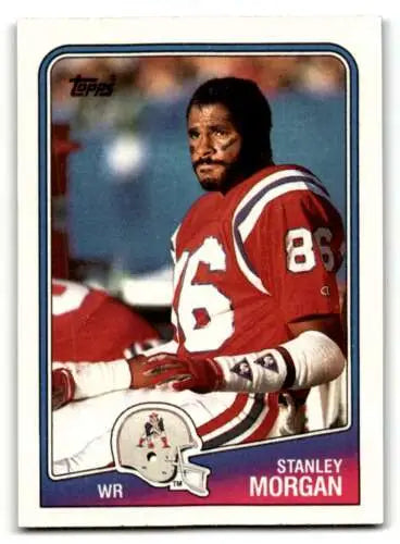 1988 Topps #180 Stanley Morgan New England Patriots Football Card original gloss