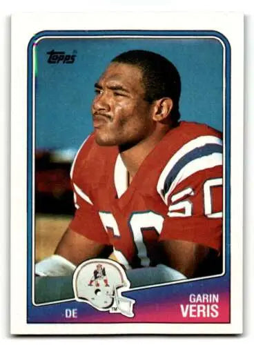 Garin Veris 1988 Topps #185 New England Patriots football card with original gloss