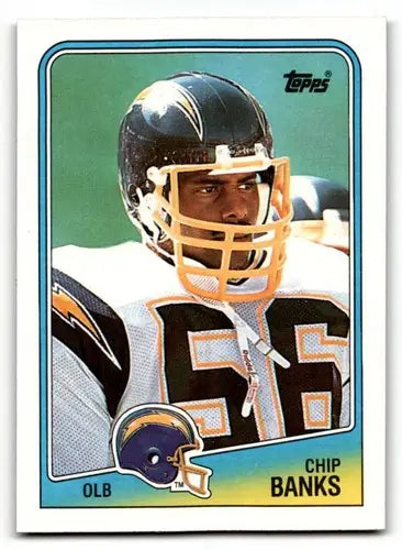 1988 Topps #208 Chip Banks San Diego Chargers Football Cards EX/NM ID:62542 - Trading Cards