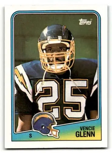 Vencie Glenn San Diego Chargers football trading card original gloss condition