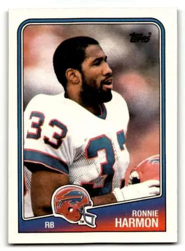 1988 Topps #222 Ronnie Harmon Buffalo Bills Football Card with original gloss quality