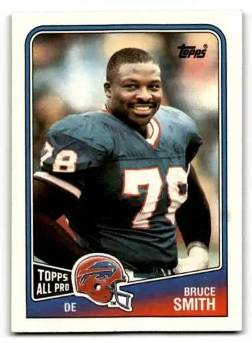 1988 Topps #227 Bruce Smith Buffalo Bills Football Card with original gloss finish