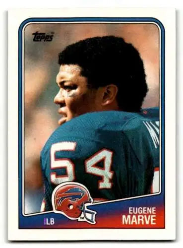 Eugene Marve Buffalo Bills football card with original gloss in excellent condition