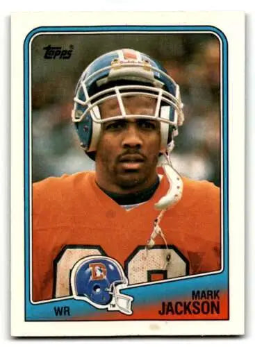 1988 Topps #26 Mark Jackson Denver Broncos Football Card with original gloss finish