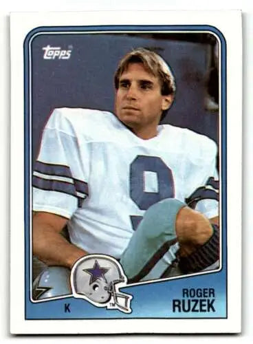 1988 Topps #264 Roger Ruzek Dallas Cowboys Football Card with original gloss quality