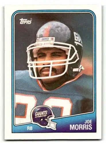 Joe Morris 1988 Topps #273 New York Giants football card with original gloss condition