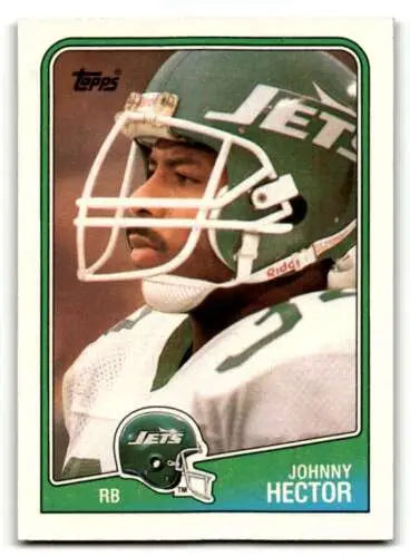 Johnny Hector 1988 Topps #304 New York Jets football card with original gloss quality