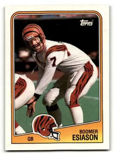 1988 Topps #340 Boomer Esiason Cincinnati Bengals Football Card original gloss quality