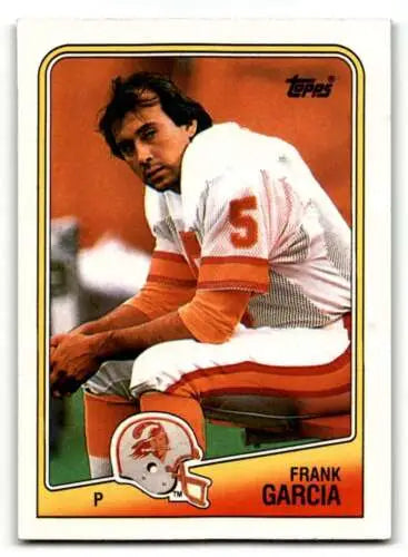 1988 Topps #351 Frank Garcia Tampa Bay Buccaneers football card with original gloss