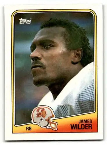 1988 Topps #353 James Wilder Tampa Bay Buccaneers football card with original gloss