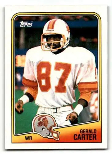 1988 Topps #355 Gerald Carter Tampa Bay Buccaneers Football Card with original gloss