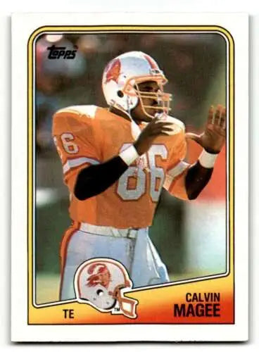 Calvin Magee Tampa Bay Buccaneers 1988 Topps #356 football card with original gloss
