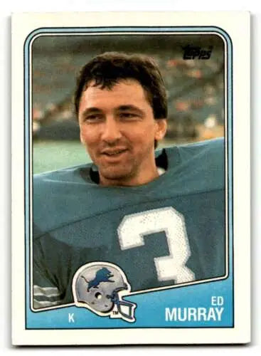 1988 Topps #378 Ed Murray Detroit Lions Football Card with original gloss EX/NM