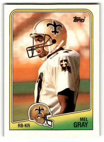 1988 Topps #63 Mel Gray New Orleans Saints Football Card with original gloss quality