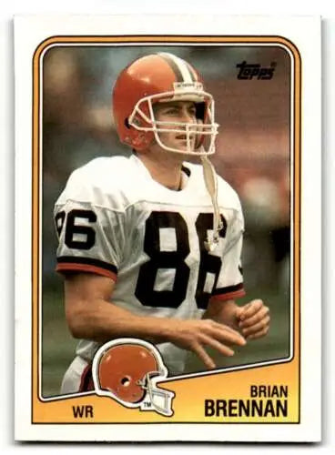 1988 Topps #91 Brian Brennan Cleveland Browns football card with original gloss