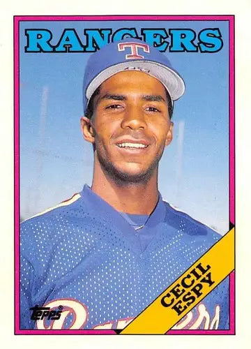 1988 Topps Traded #36T Cecil Espy NM Near Mint RC Rookie Rangers - Trading Cards