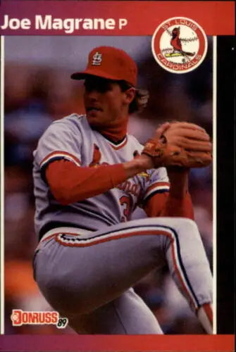 Joe Magrane 1989 Donruss #201 baseball card with original gloss for Cardinals fans