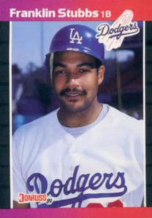Franklin Stubbs Los Angeles Dodgers baseball card from 1989 Donruss #321 in NM-MT condition