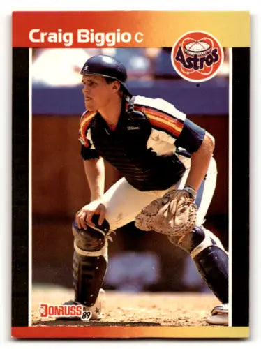 Craig Biggio 1989 Donruss #561 NM mint RC rookie baseball card original gloss