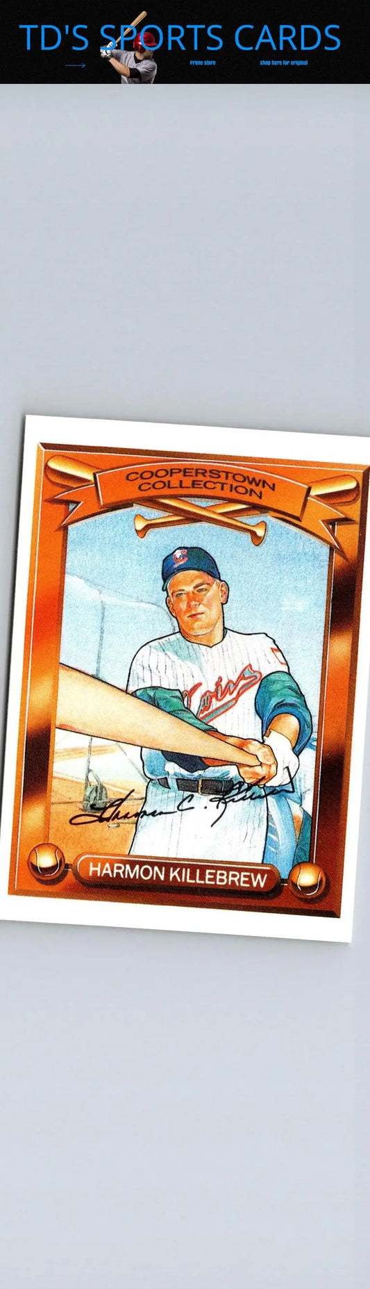 Harmon Killebrew baseball card from Hillshire Farm Cooperstown Collection showcasing his legacy