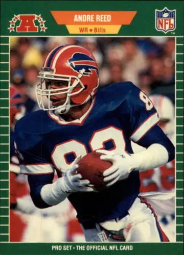 1989 Pro Set #26 Andre Reed football card with original gloss and NM-MT condition