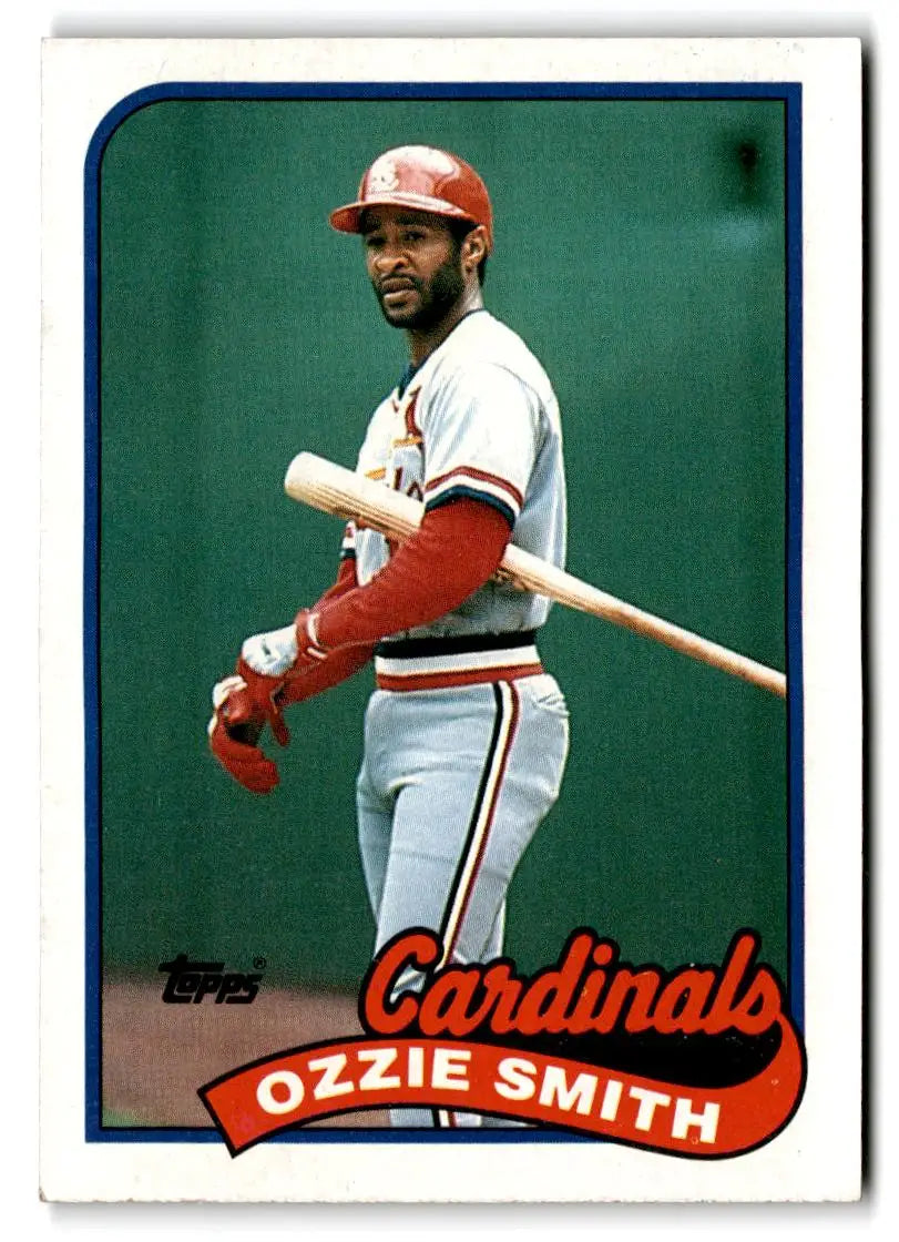1989 Topps #230 Ozzie Smith baseball card for trading card collectors and fans