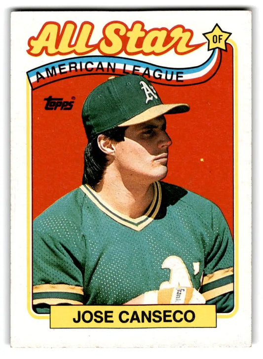 1989 Topps #401 Jose Canseco - Collectible Trading Card