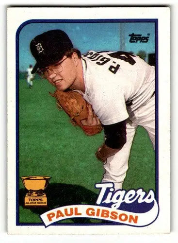 1989 Topps #583 Paul Gibson Detroit Tigers Baseball Cards EX/NM ID:53810 - Baseball Cards