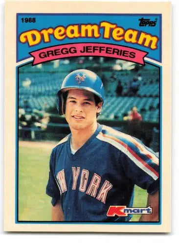 1989 Topps K-Mart Dream Team #11 Gregg Jefferies NM-MT Mets ID:60560 - Trading Cards