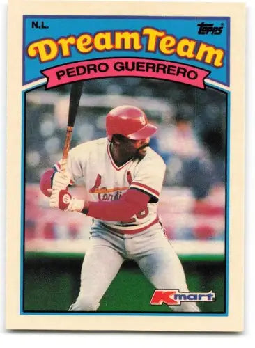 1989 Topps K-Mart Dream Team #33 Pedro Guerrero NM-MT Cardinals ID:60580 - Trading Cards