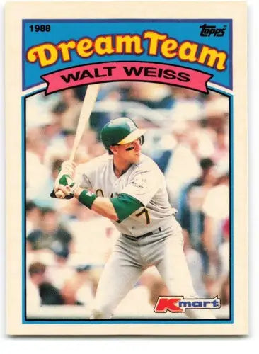 1989 Topps K-Mart Dream Team #4 Walt Weiss NM-MT Athletics ID:60553 - Trading Cards