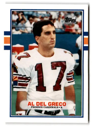 Al Del Greco 1989 Topps Traded #6T NM-MT RC football card with original gloss design