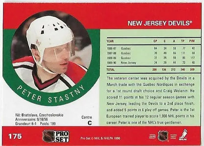 1990-91 Pro Set #175B Peter Stastny NM-MT NJ Devils COR - Trading Cards
