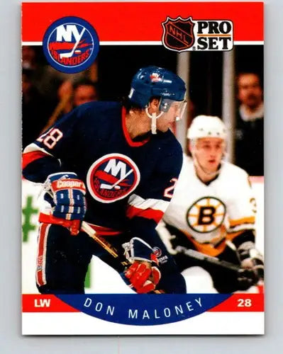 1990-91 Pro Set #187 Don Maloney NM-MT NY Islanders - Trading Cards