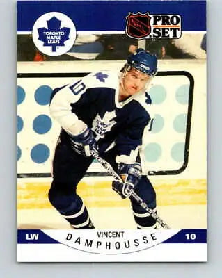 Original gloss 1990-91 Pro Set Vin Damphousse hockey card near mint Maple Leafs