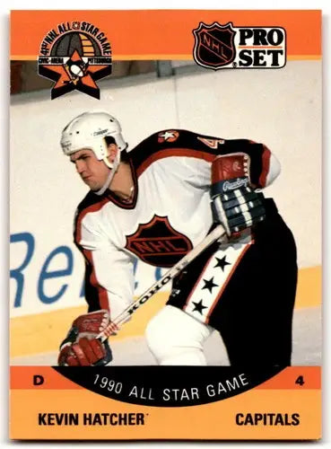1990-91 Pro Set #376 Kevin Hatcher NM Near Mint Capitals AS ID:43218 - Trading Cards