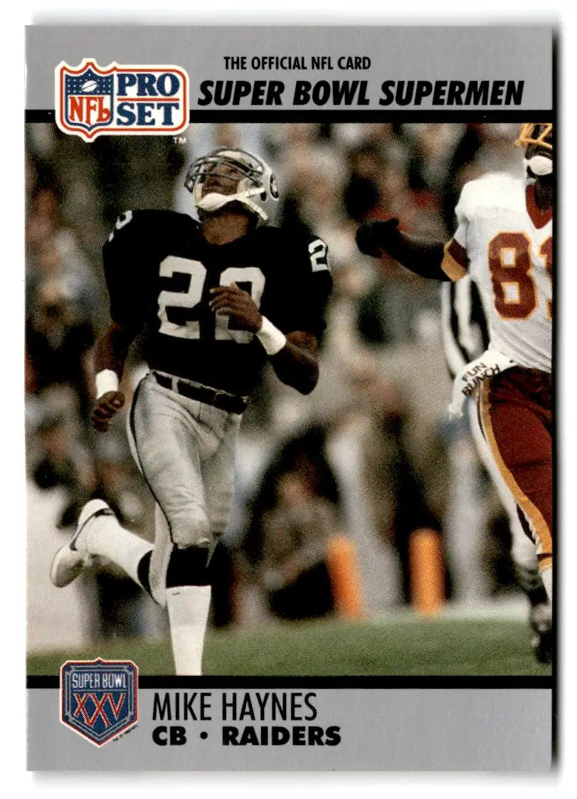 1990-91 Pro Set Super Bowl XXV Silver Anniversary #104 Mike Haynes - Trading Card