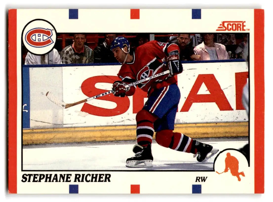 1990-91 Score American #75 Stephane Richer - Trading Card