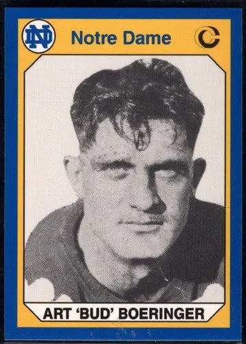 1990 Collegiate Collection Notre Dame #167 Bud Boeringer NM-MT - Trading Cards