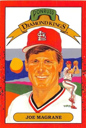 Joe Magrane baseball card 1990 Donruss with original gloss, NM-MT condition