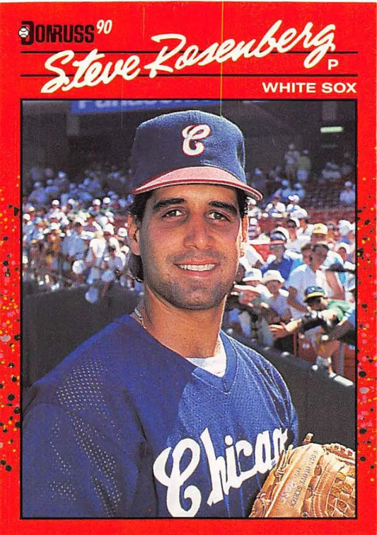 1990 Donruss #253 Steve Rosenberg Chicago White Sox baseball card for trading card collectors