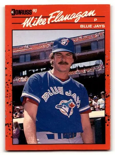 1990 Donruss #324 Mike Flanagan Toronto Blue Jays Baseball Cards ID:57641 - Baseball Cards