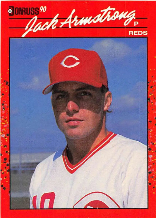 1990 Donruss #544 Jack Armstrong Cincinnati Reds Baseball Card for trading cards collectors