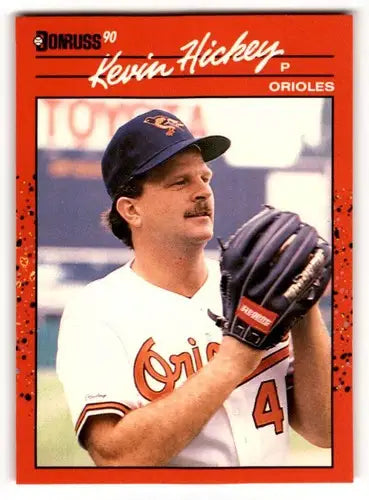 1990 Donruss #583 Kevin Hickey Baltimore Orioles Baseball Cards ID:52771 - Baseball Cards