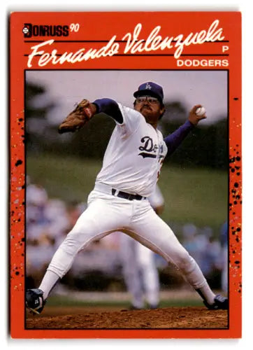 1990 Donruss #625 Fernando Valenzuela baseball card NM original gloss Dodgers