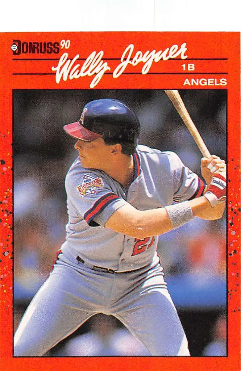 1990 Donruss #94 Wally Joyner California Angels baseball card trading cards collector item