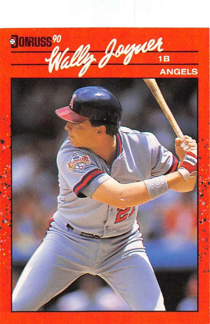 1990 Donruss #94 Wally Joyner California Angels baseball card trading cards collector item